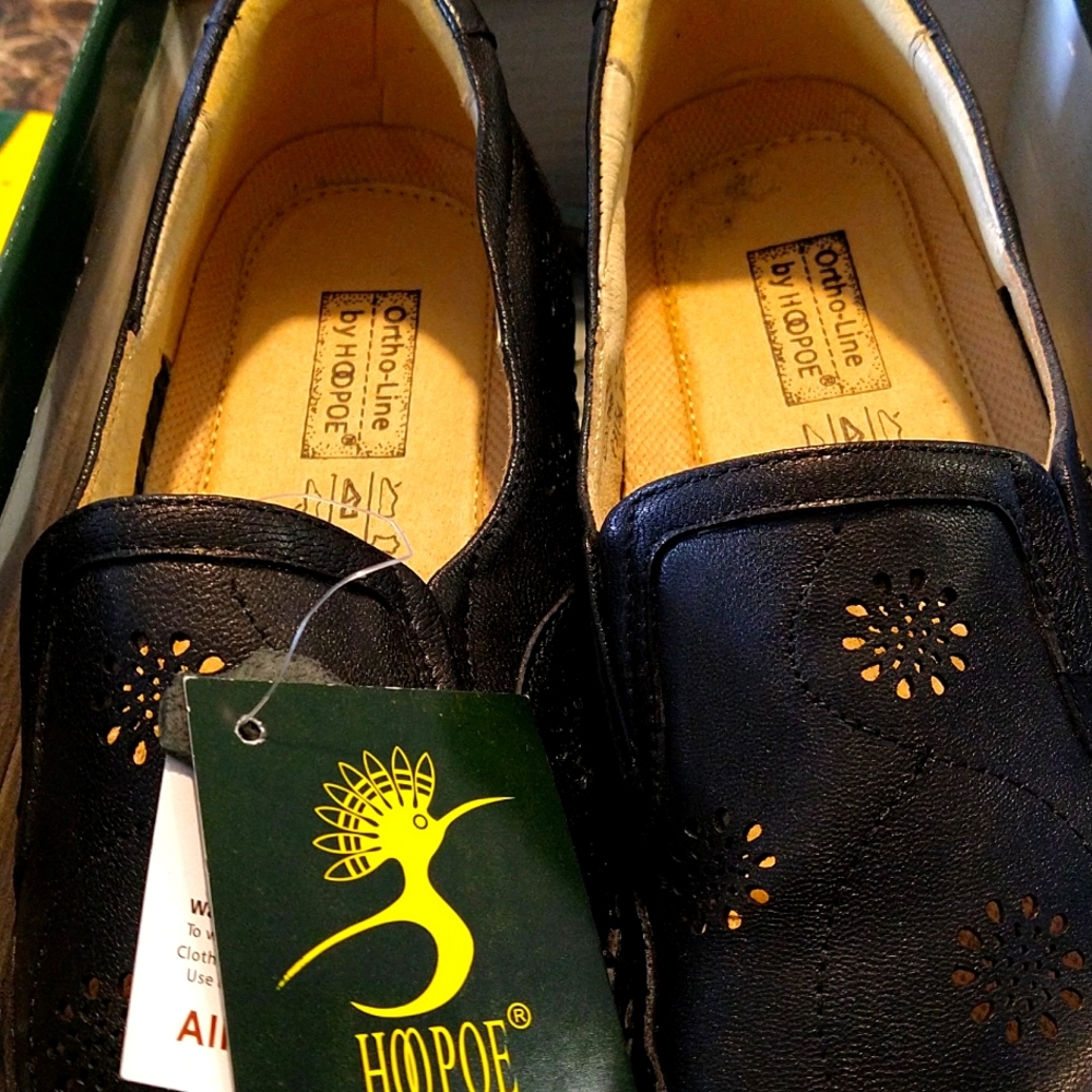 Ortho- Line By Hoopoe  shoes Black Size 8.5 W(2E)
